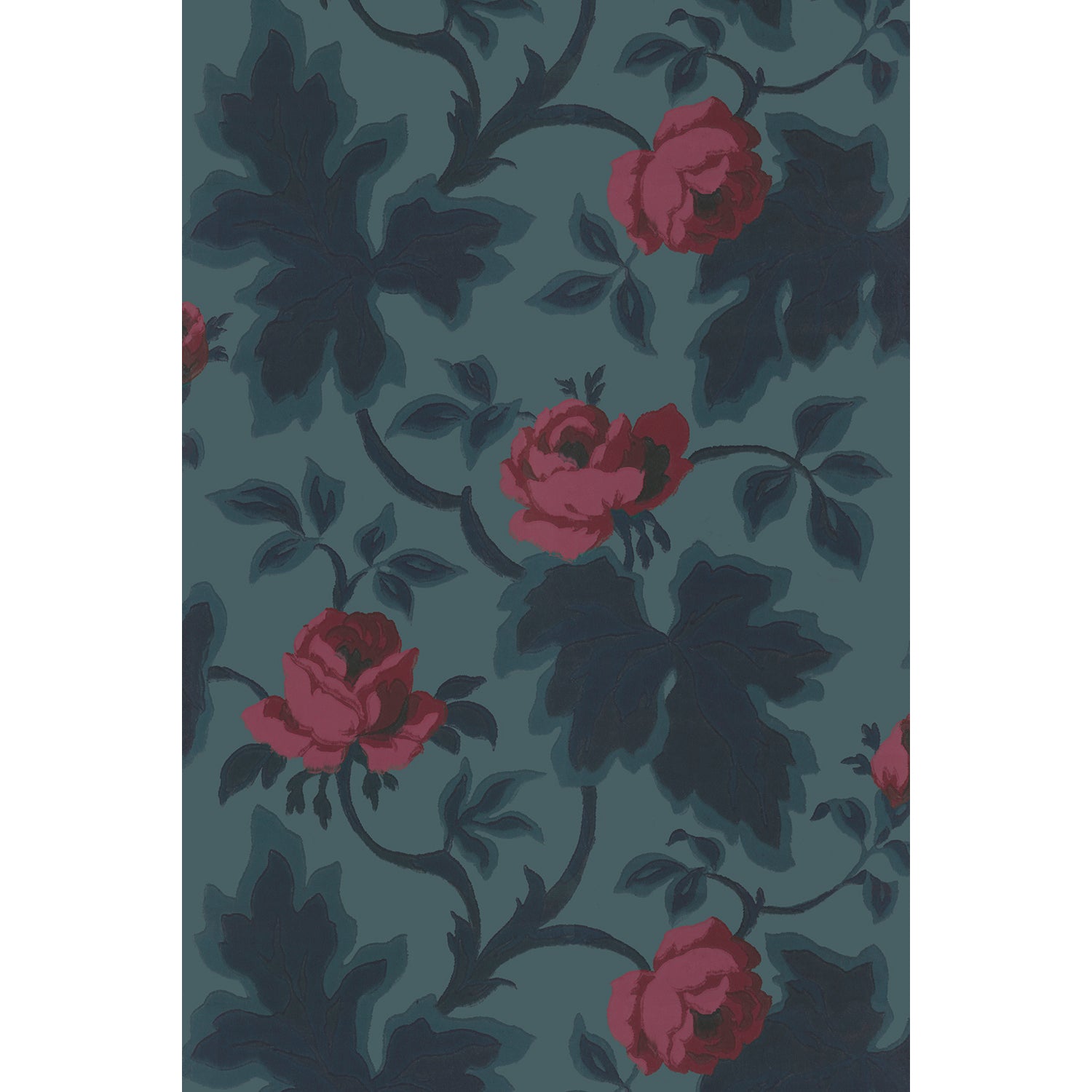 Tapet Visby - Night Blue