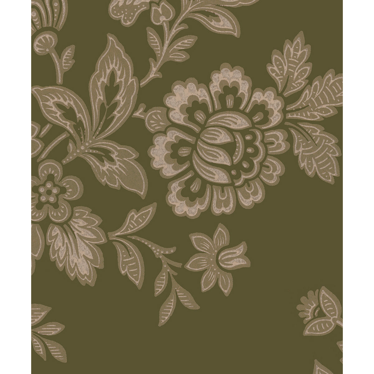 Tapet Hammarshus - Olive Green