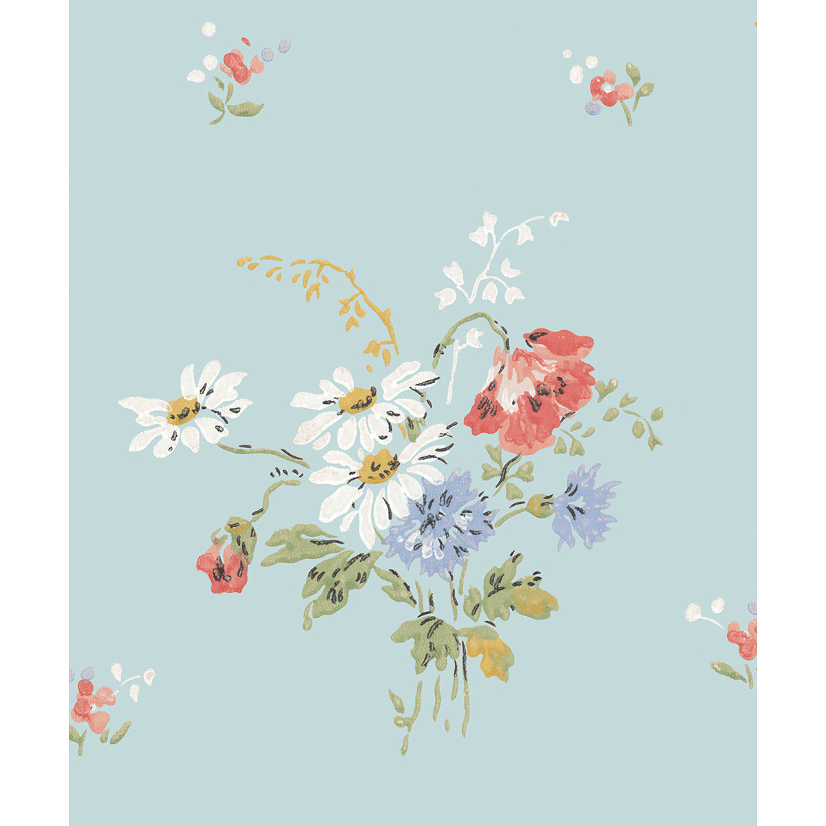 Tapet Storängen - Summer Blue