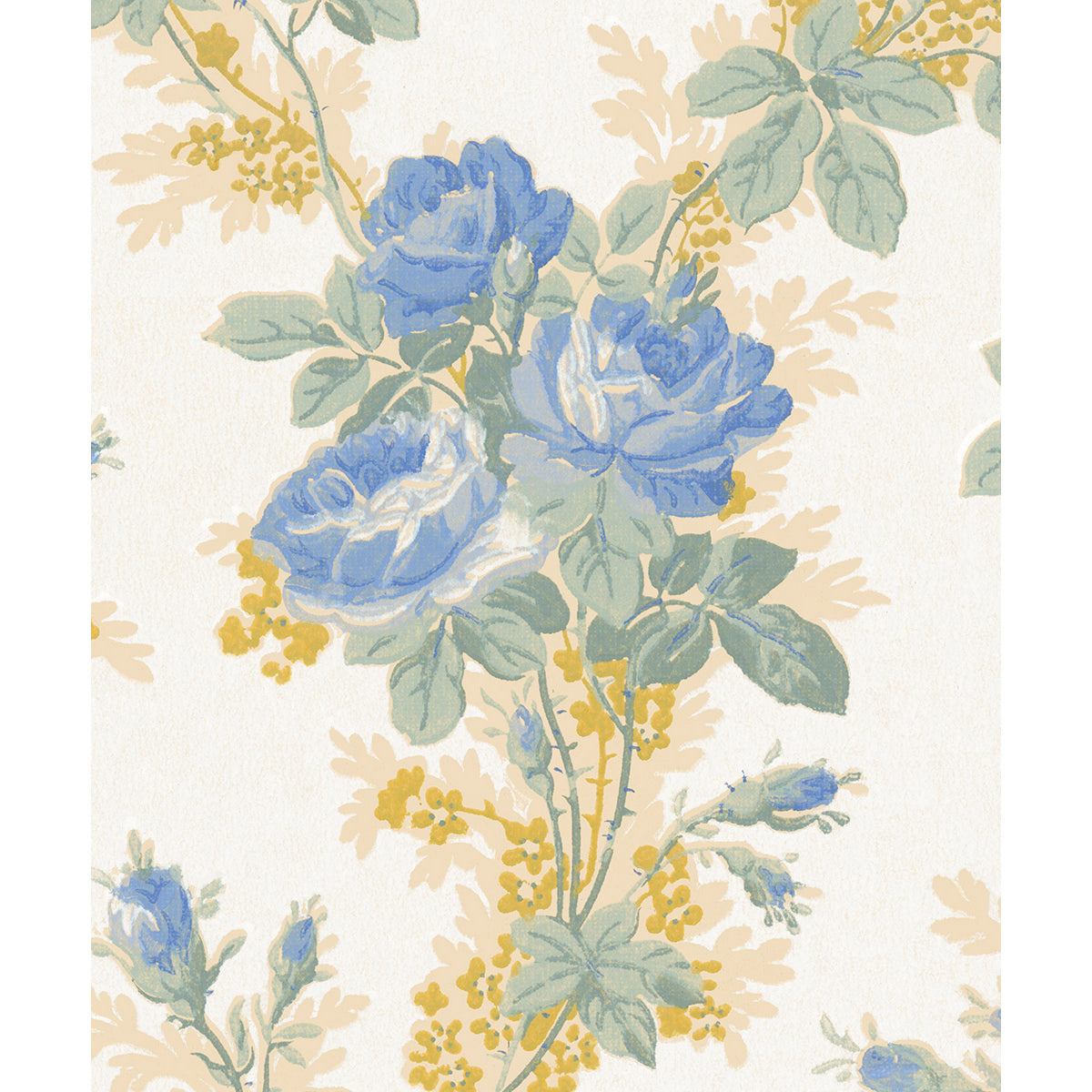 Tapet Orust - Blue/White