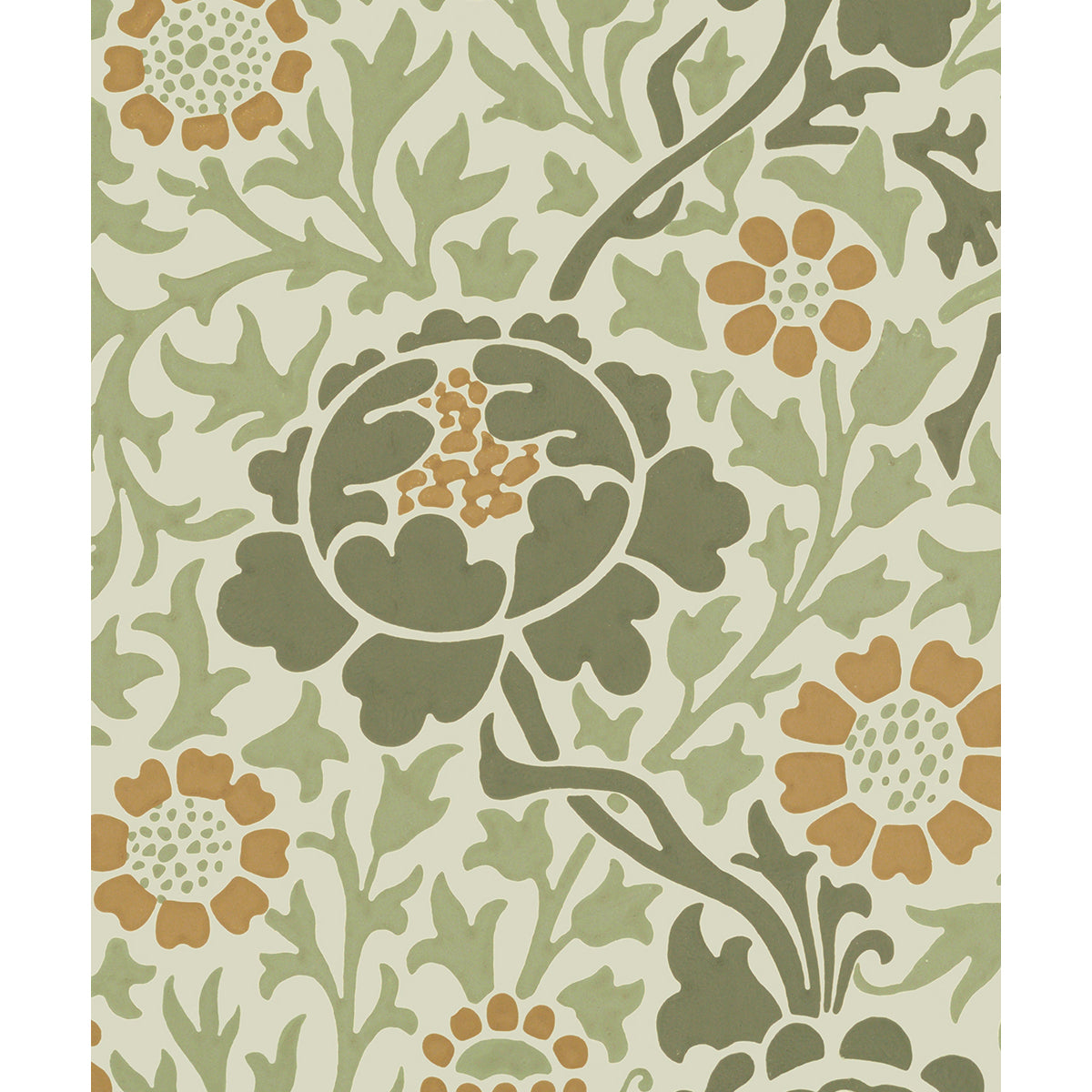 Tapet Grafton - Original Olive/Ochre