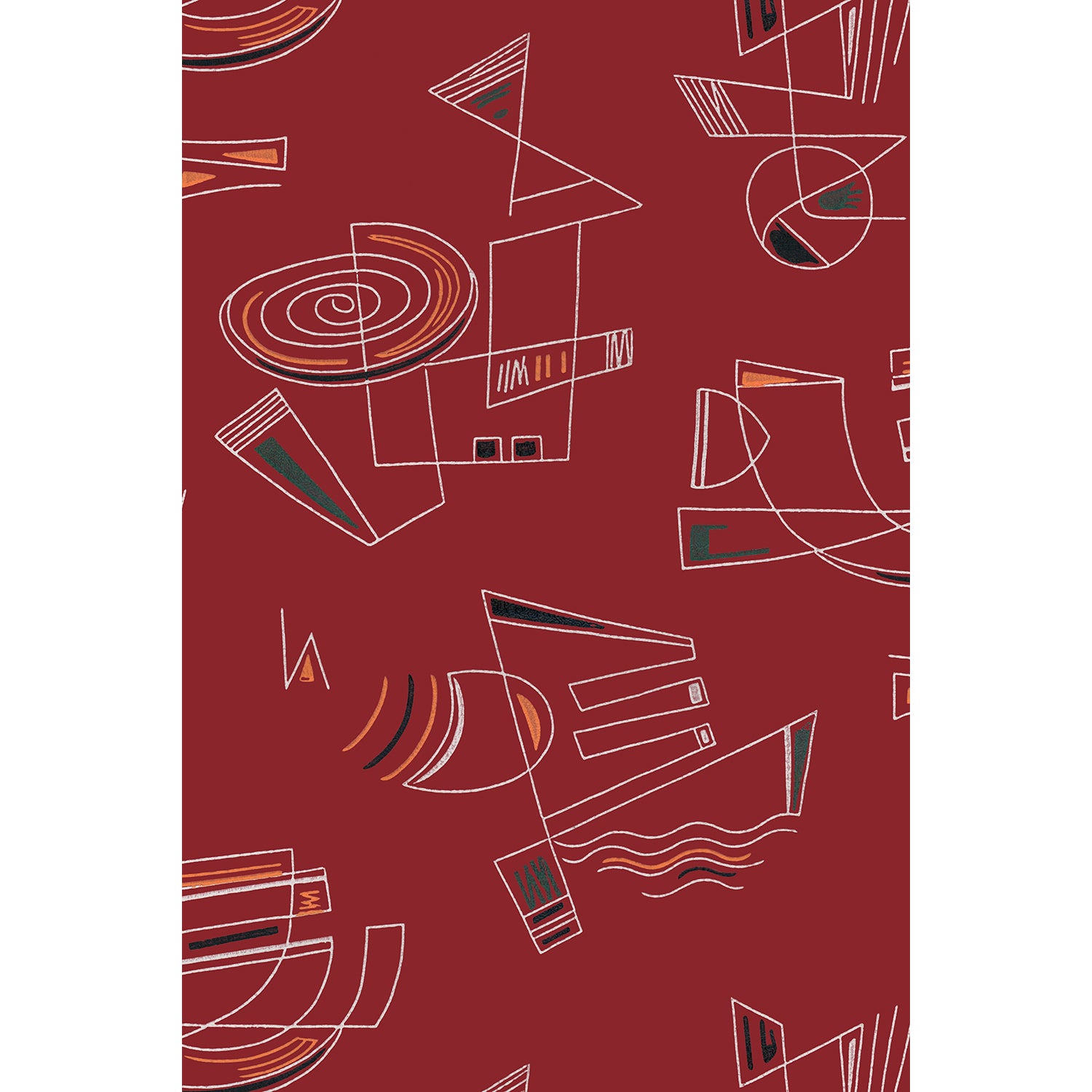 Tapet Jazz - Original Red Large