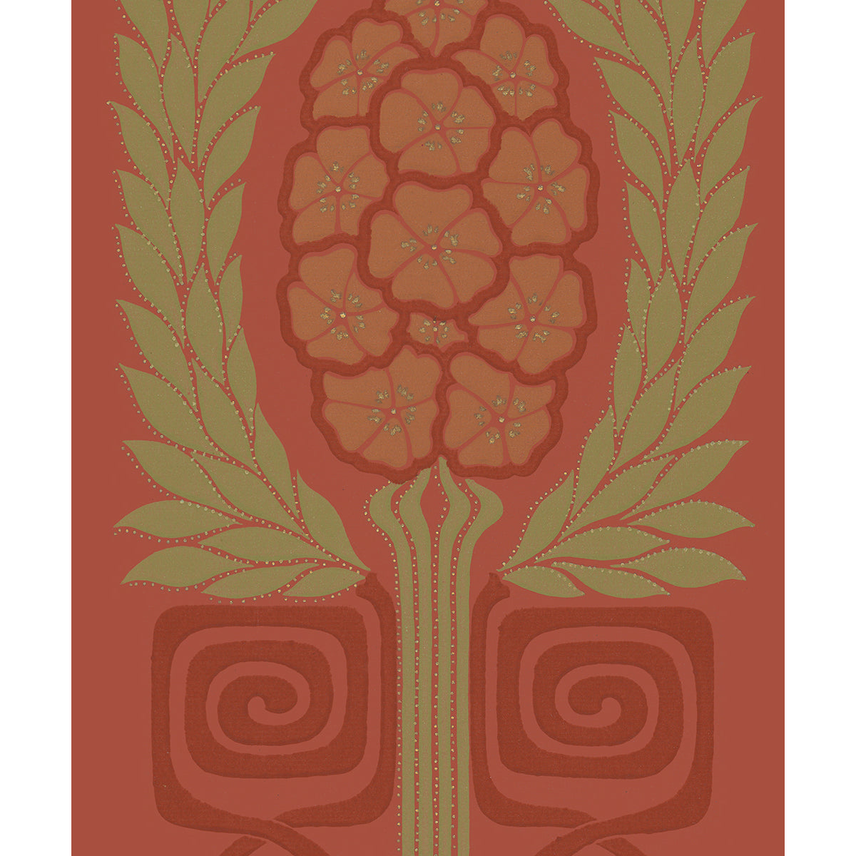 Tapet Ramlösa - Original Pale Red