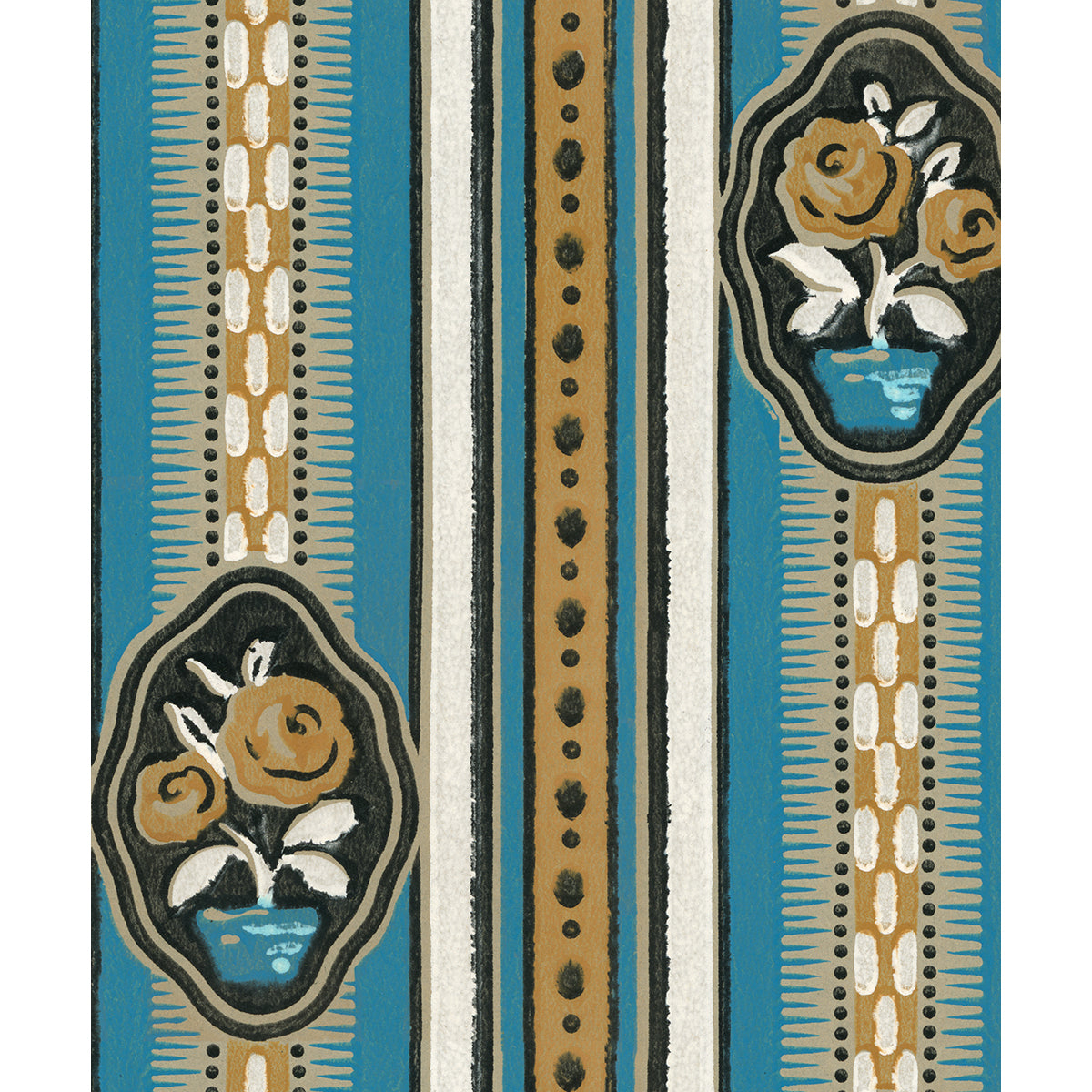 Tapet Madeleine - Original Blue