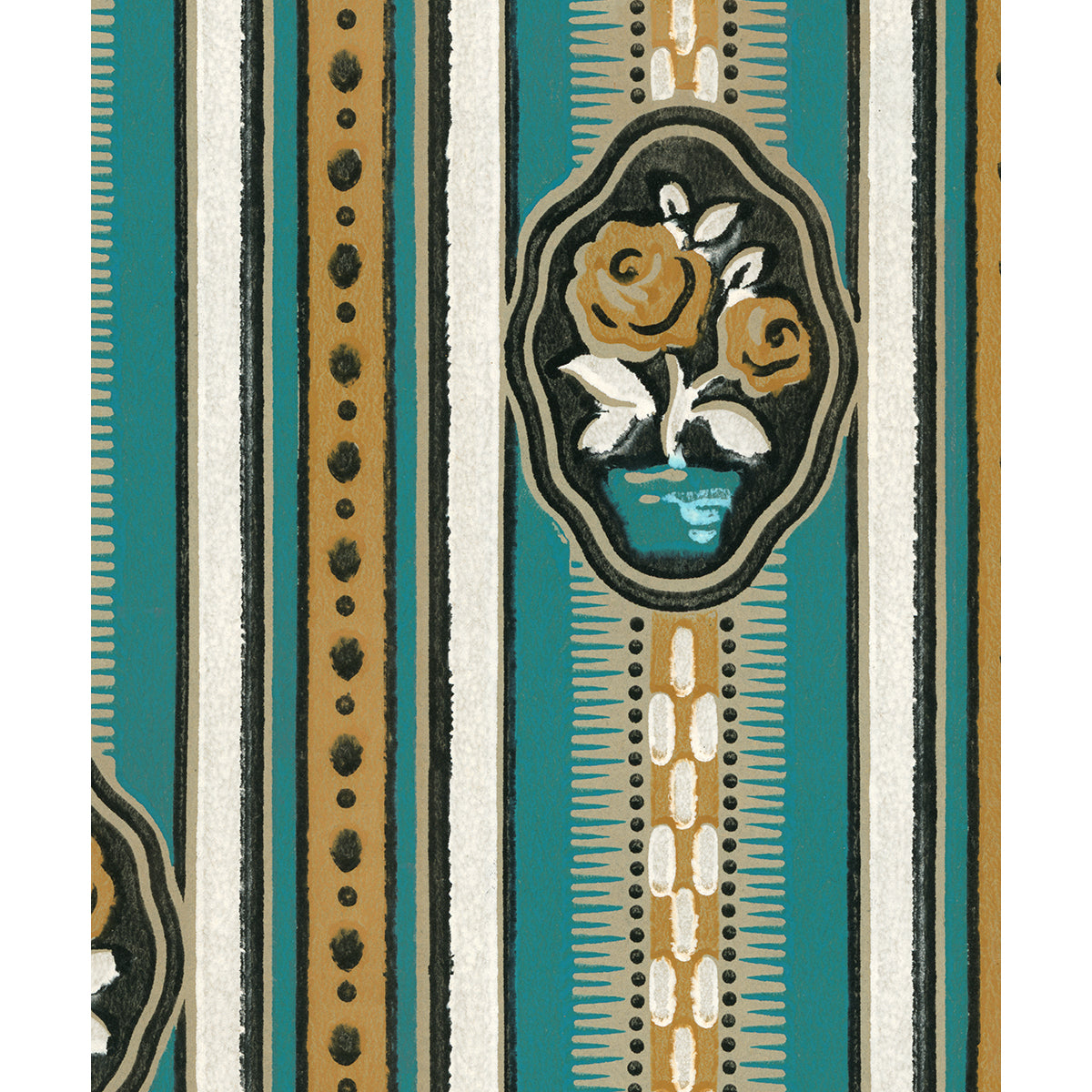 Tapet Madeleine - Teal