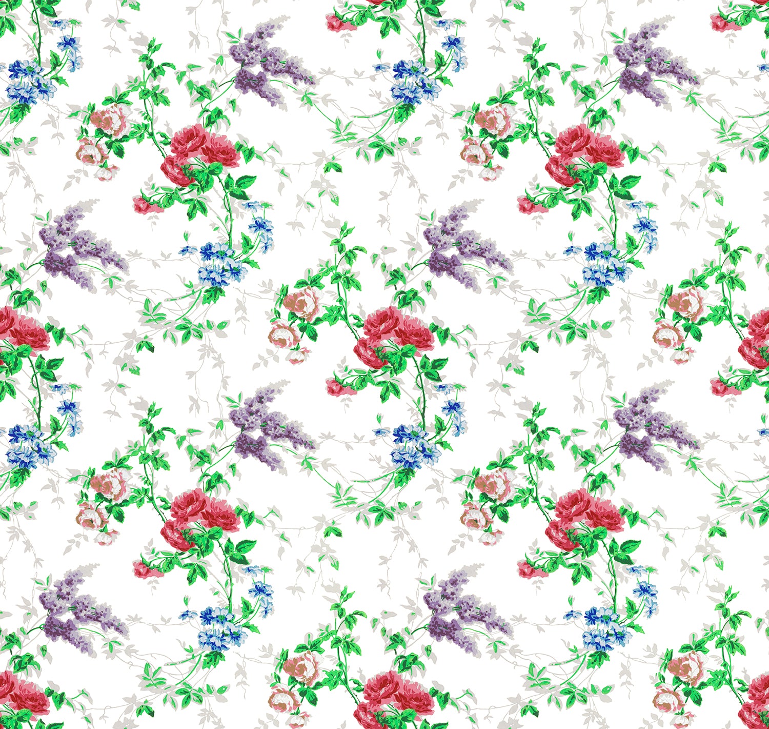 Tapet Poissy - Original White