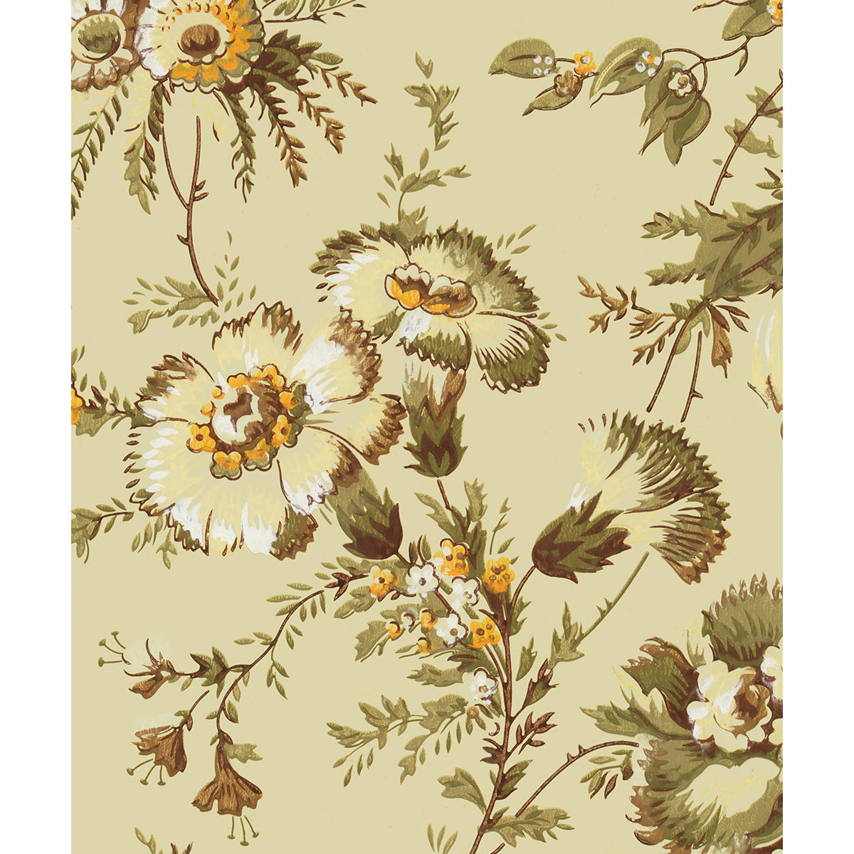 Tapet Evansville - Original Olive