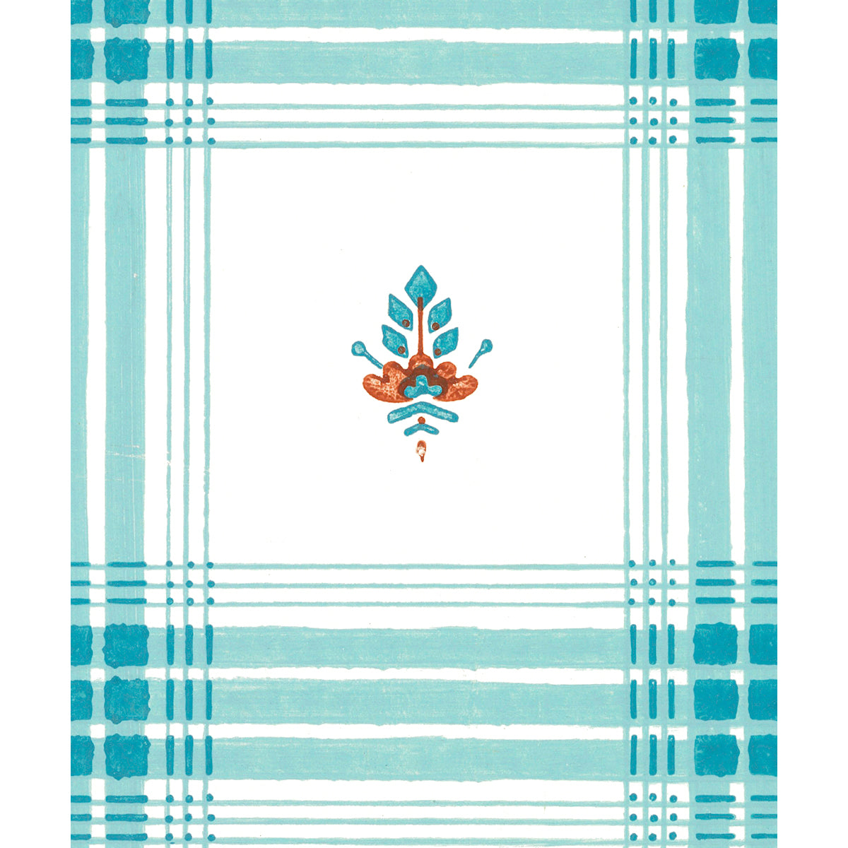 Tapet Strasbourg - Original Blue/White