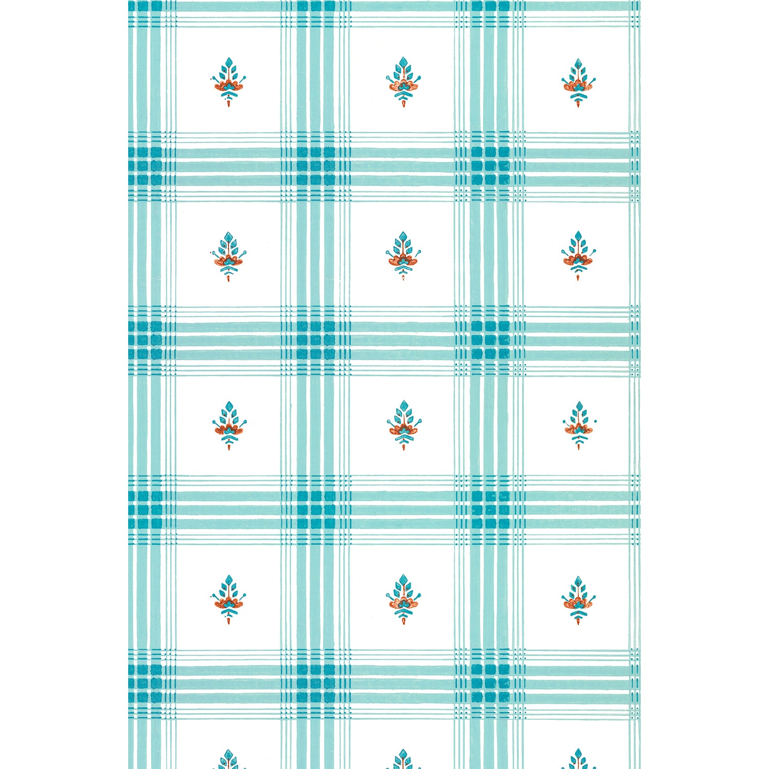 Tapet Strasbourg - Original Blue/White