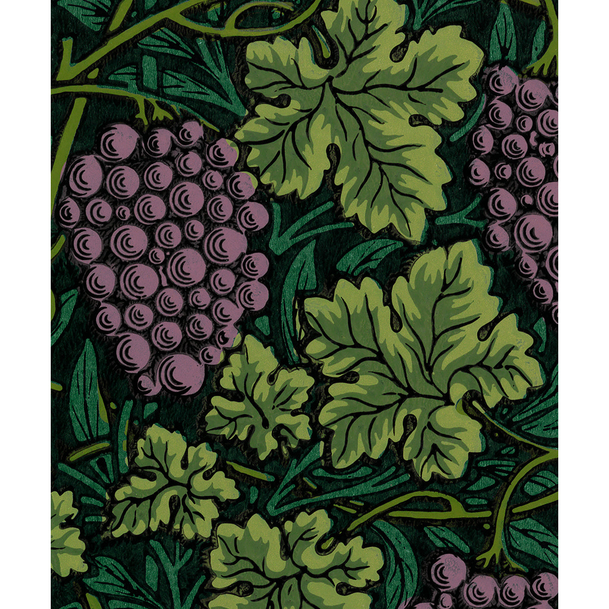 Tapet Morris Vine - Green