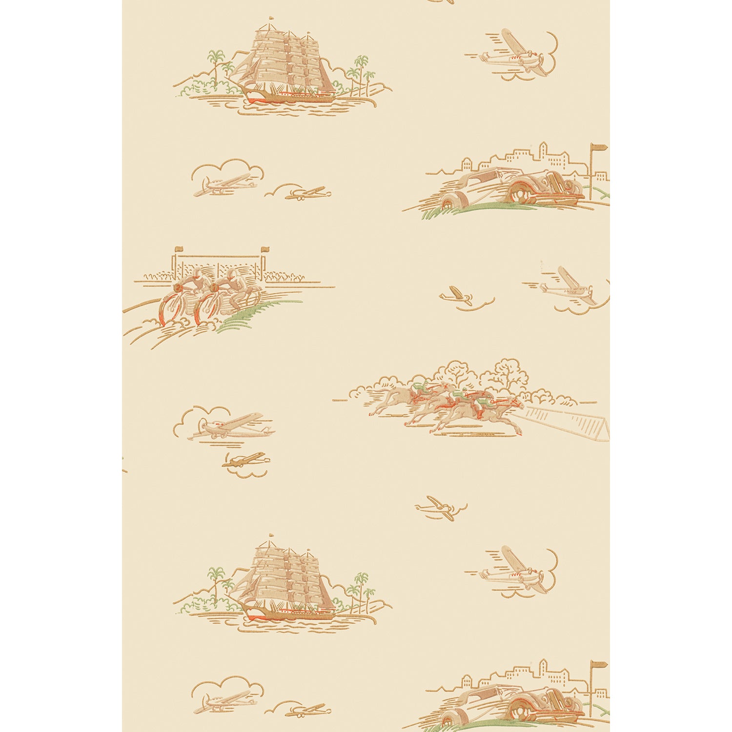 Barntapet Solvalla - Original Beige