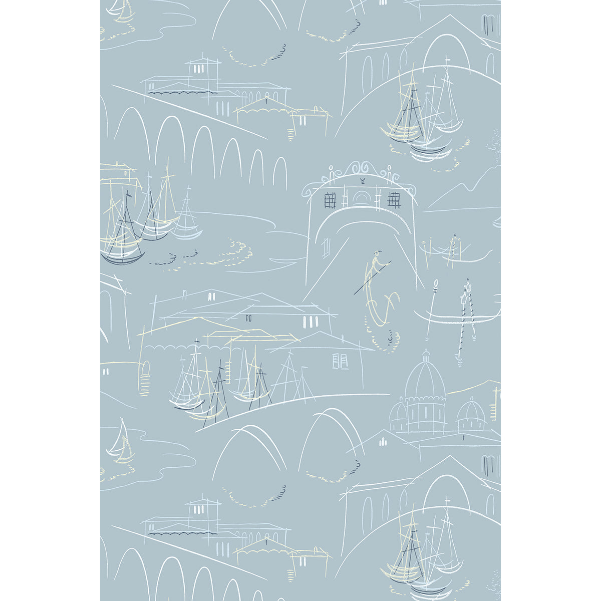 Tapet Venezia - Original Blue