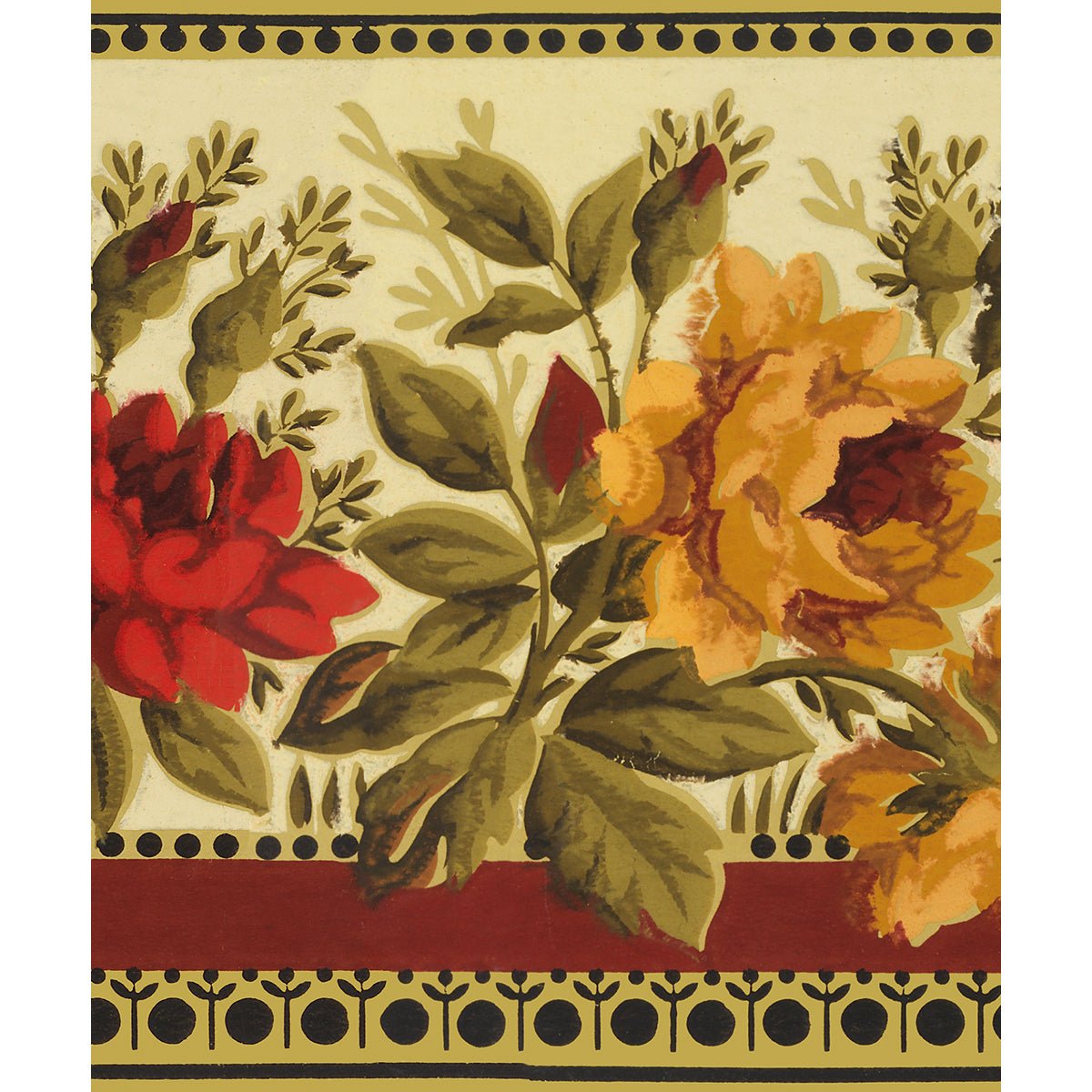 Bård Jacobsville - Original Red/Olive - Tapetorama