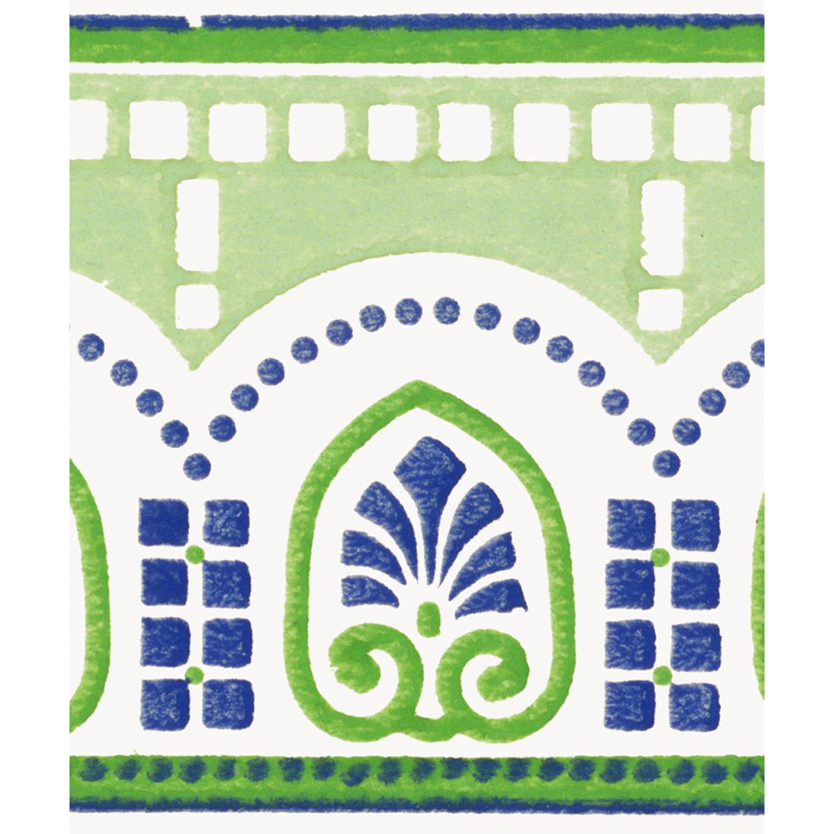 Bård Risberg - Original Green/Blue - Tapetorama