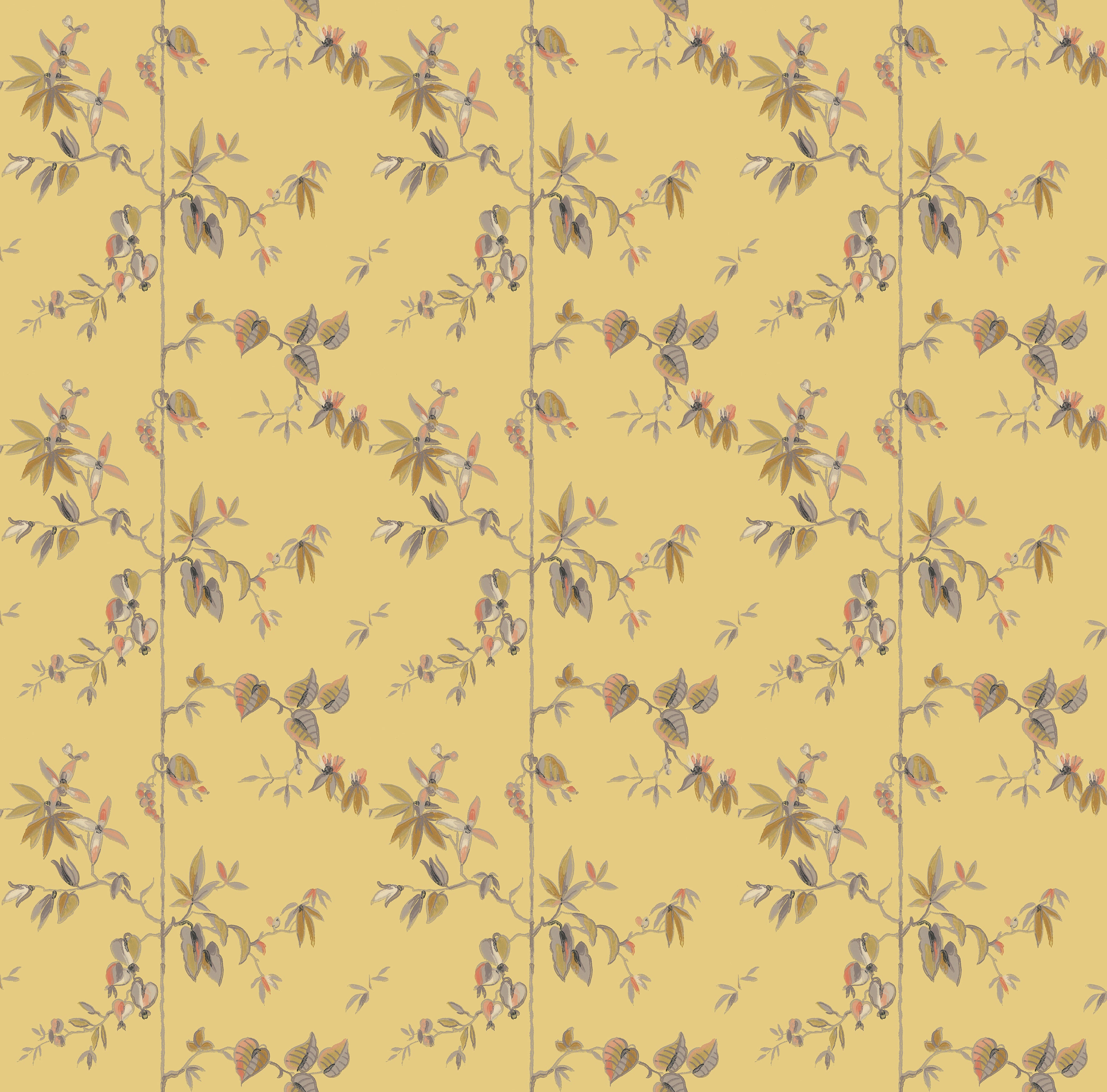 Tapet Davidhall - Original Yellow