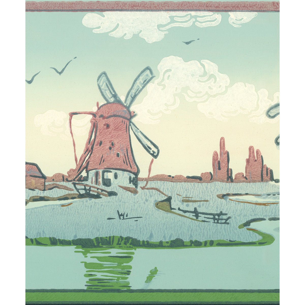 Fris Amsterdam - Original Blue - Tapetorama