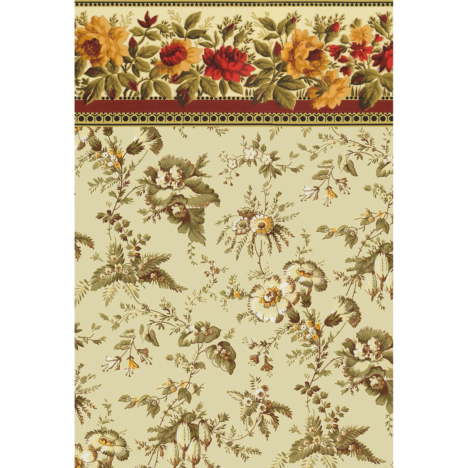 Tapet Evansville - Original Olive