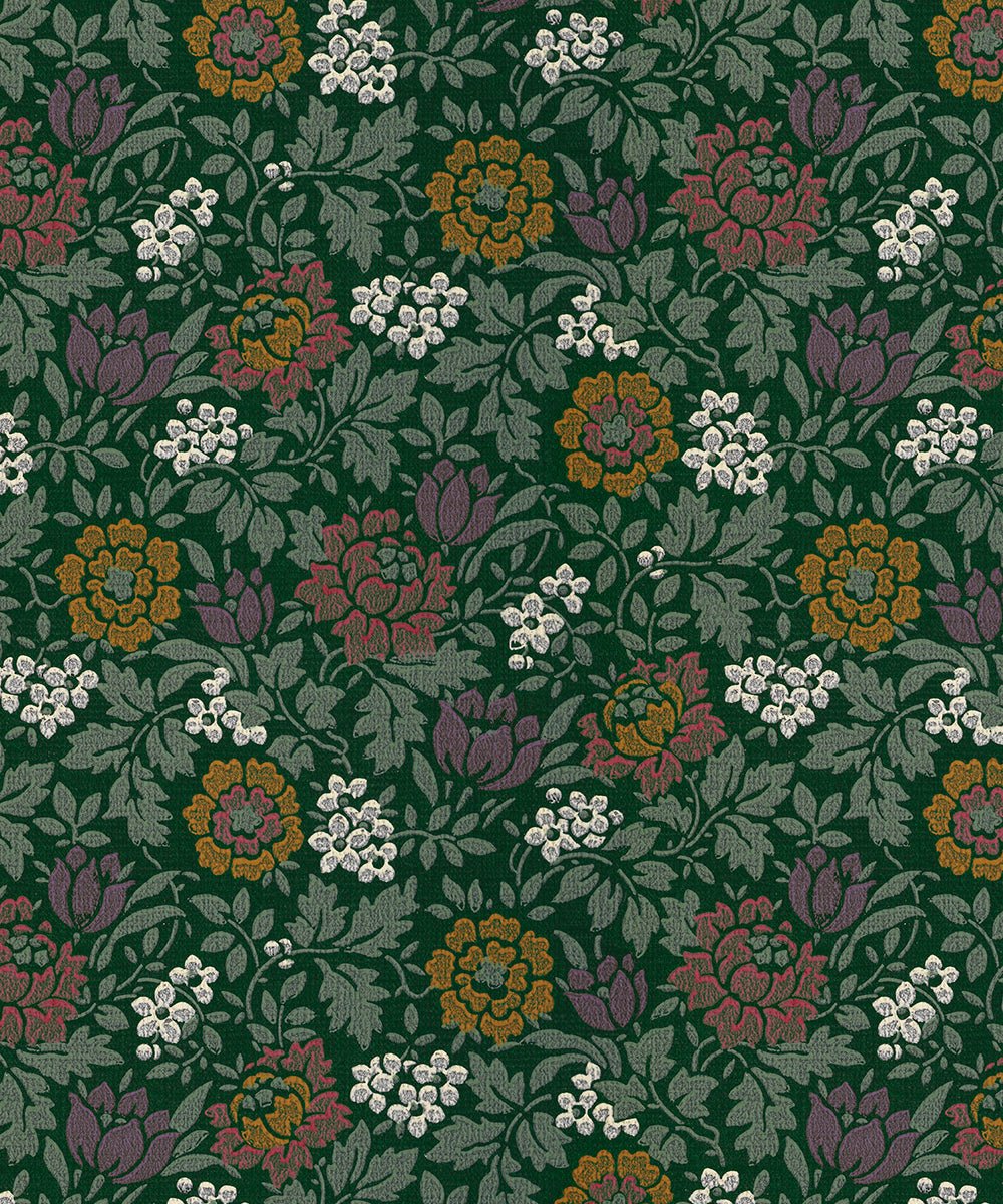Tapet Bedford - Dark Green - Tapetorama