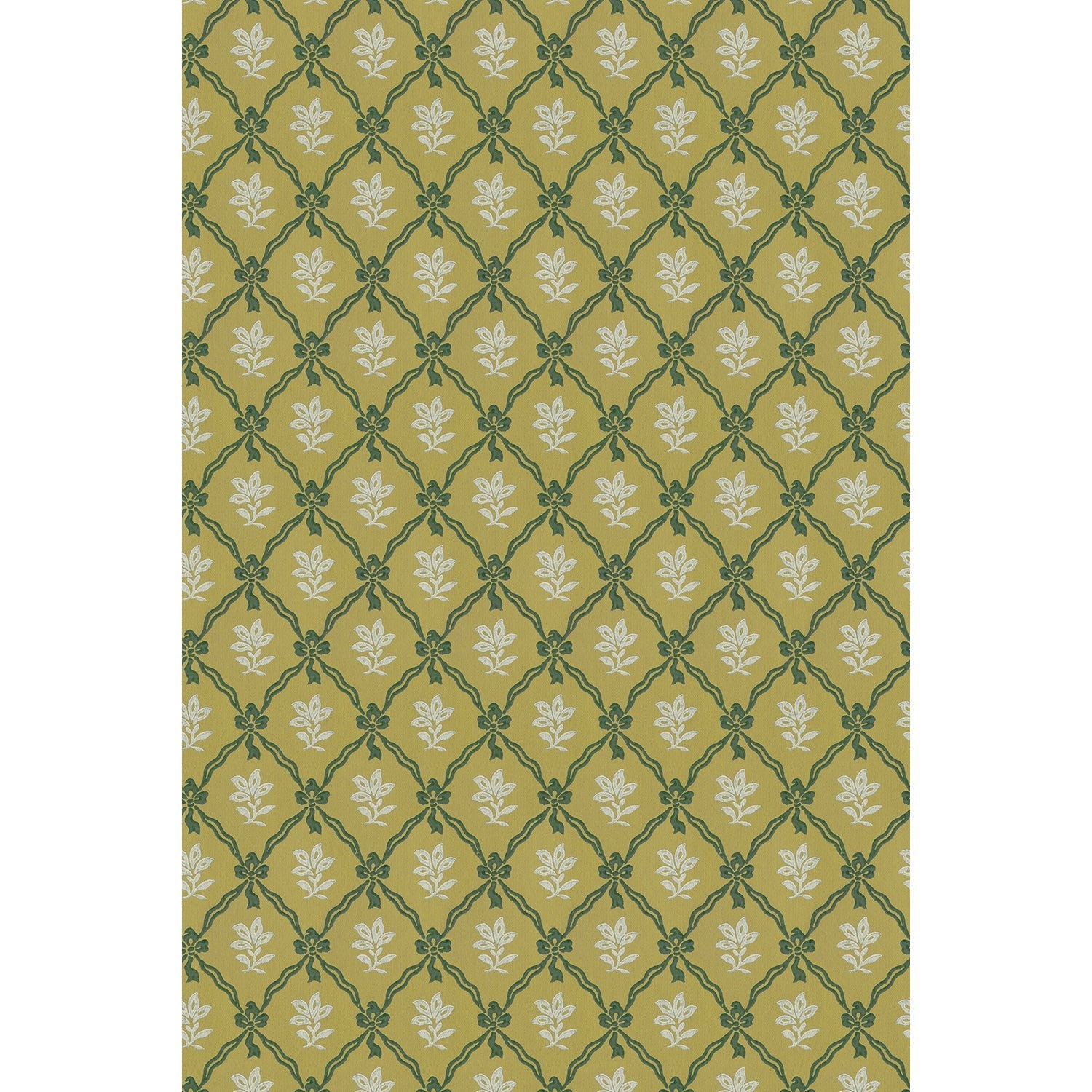 Tapet Franklin - Chartreuse/Green - Tapetorama