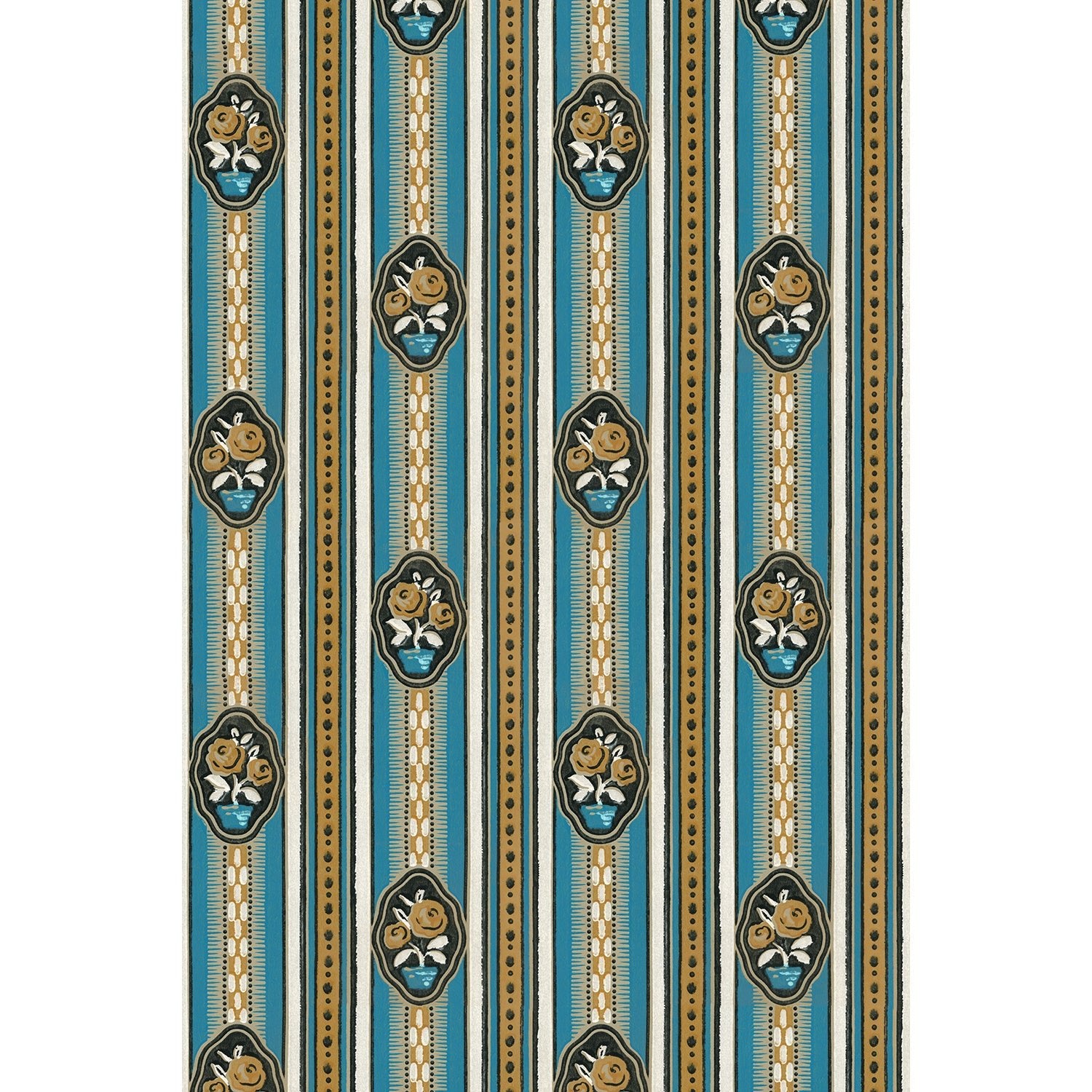 Tapet Madeleine - Original Blue - Tapetorama