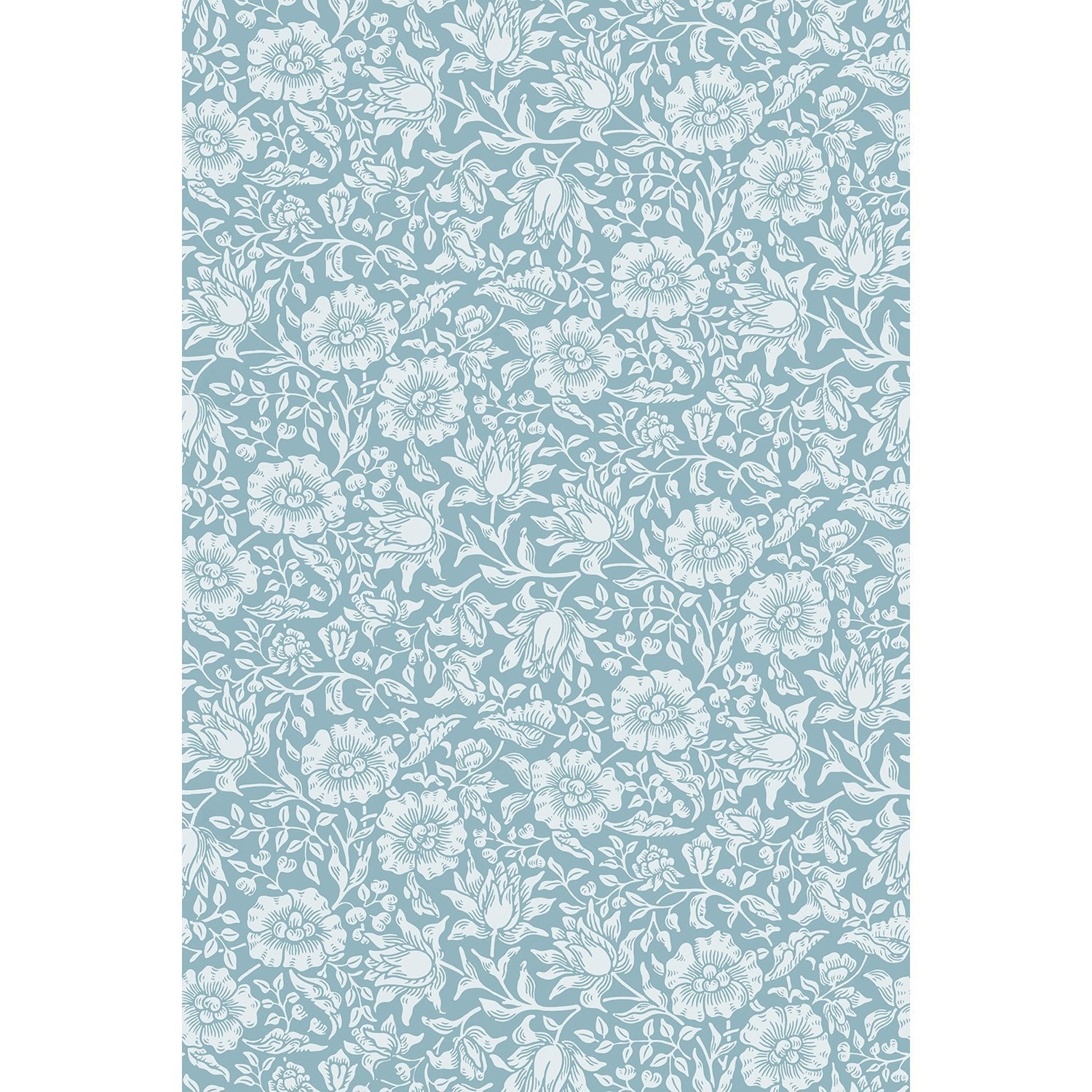Tapet Morris Mallow - Turquoise - Tapetorama