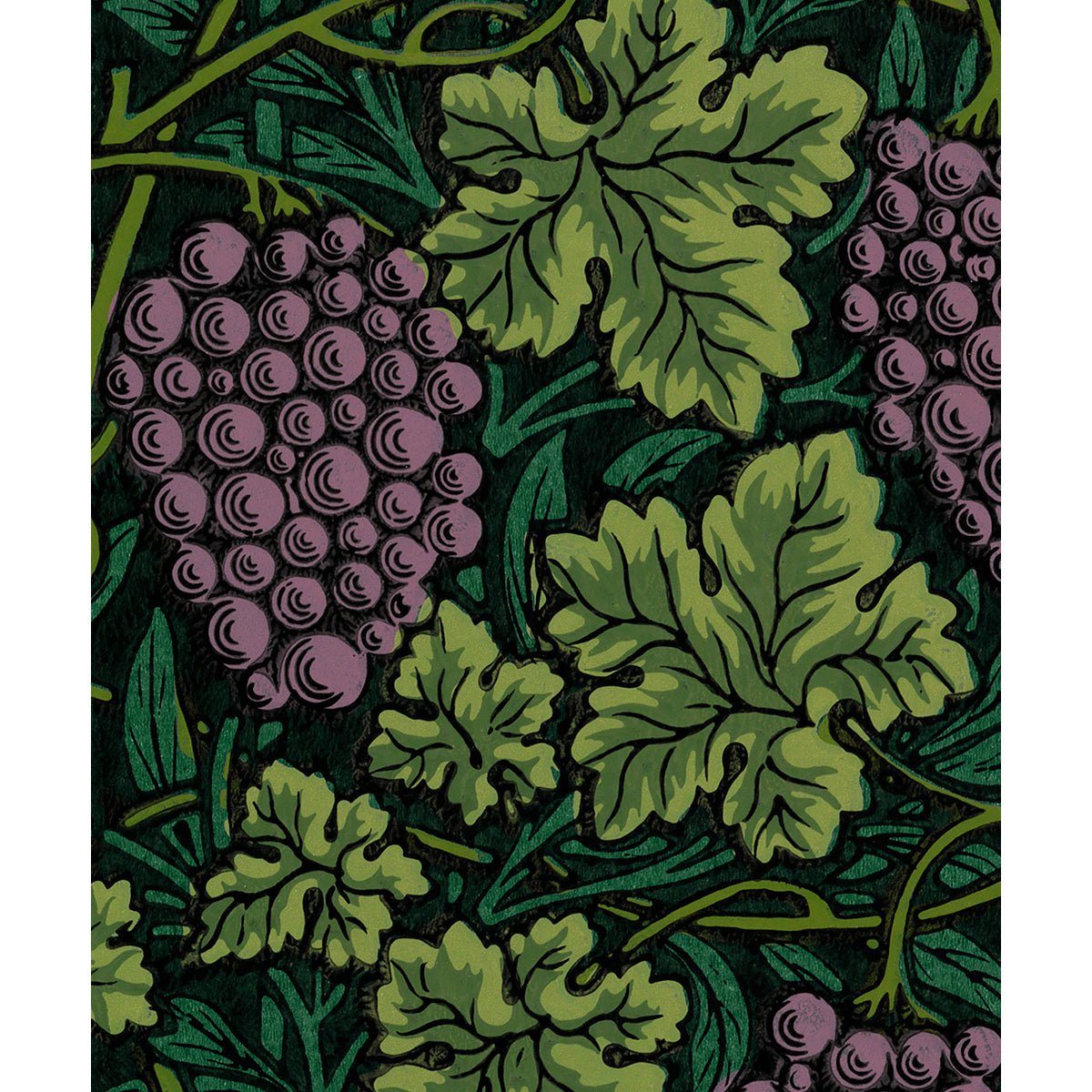 Tapet Morris Vine - Green - Tapetorama