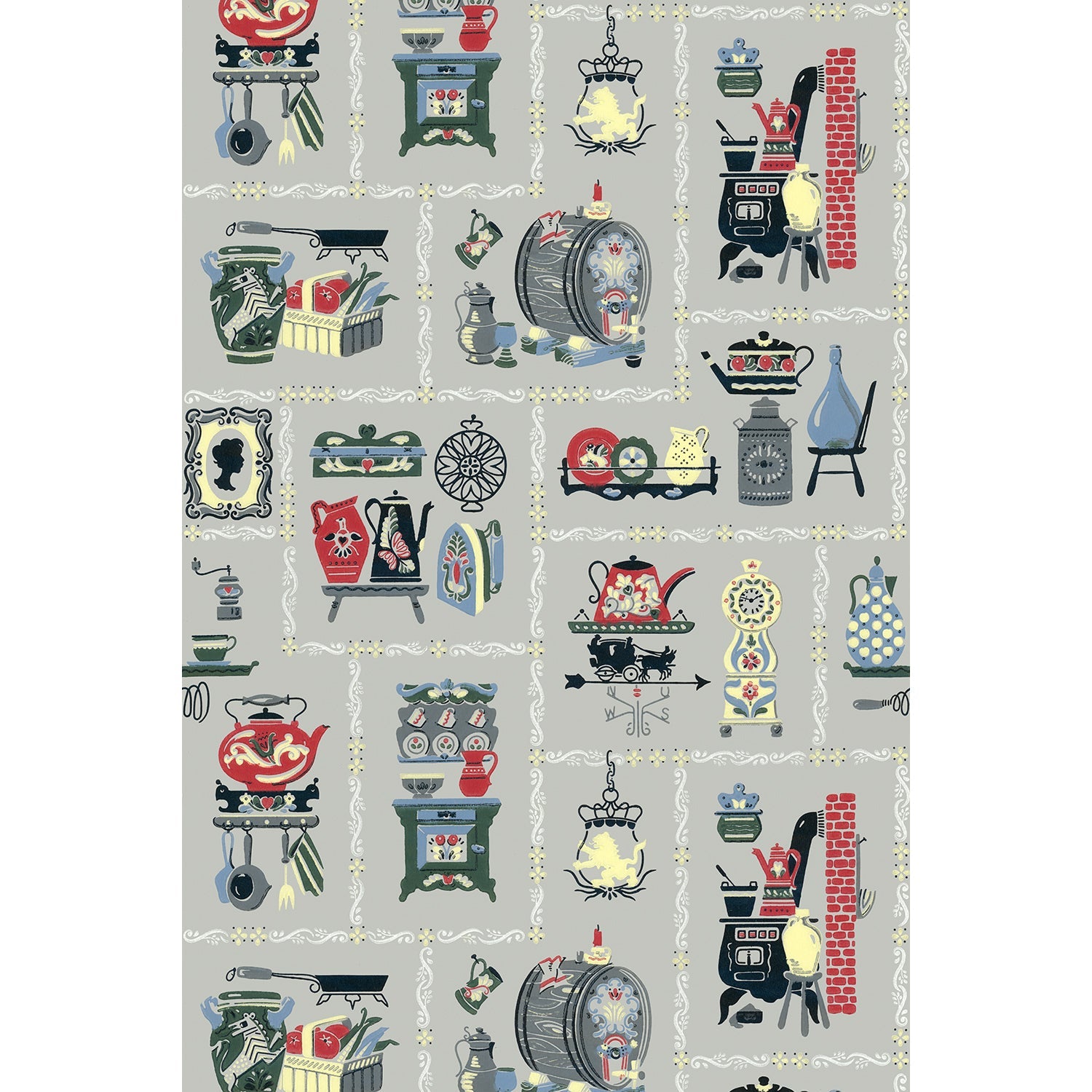 Tapet Norberg - Original Grey - Tapetorama