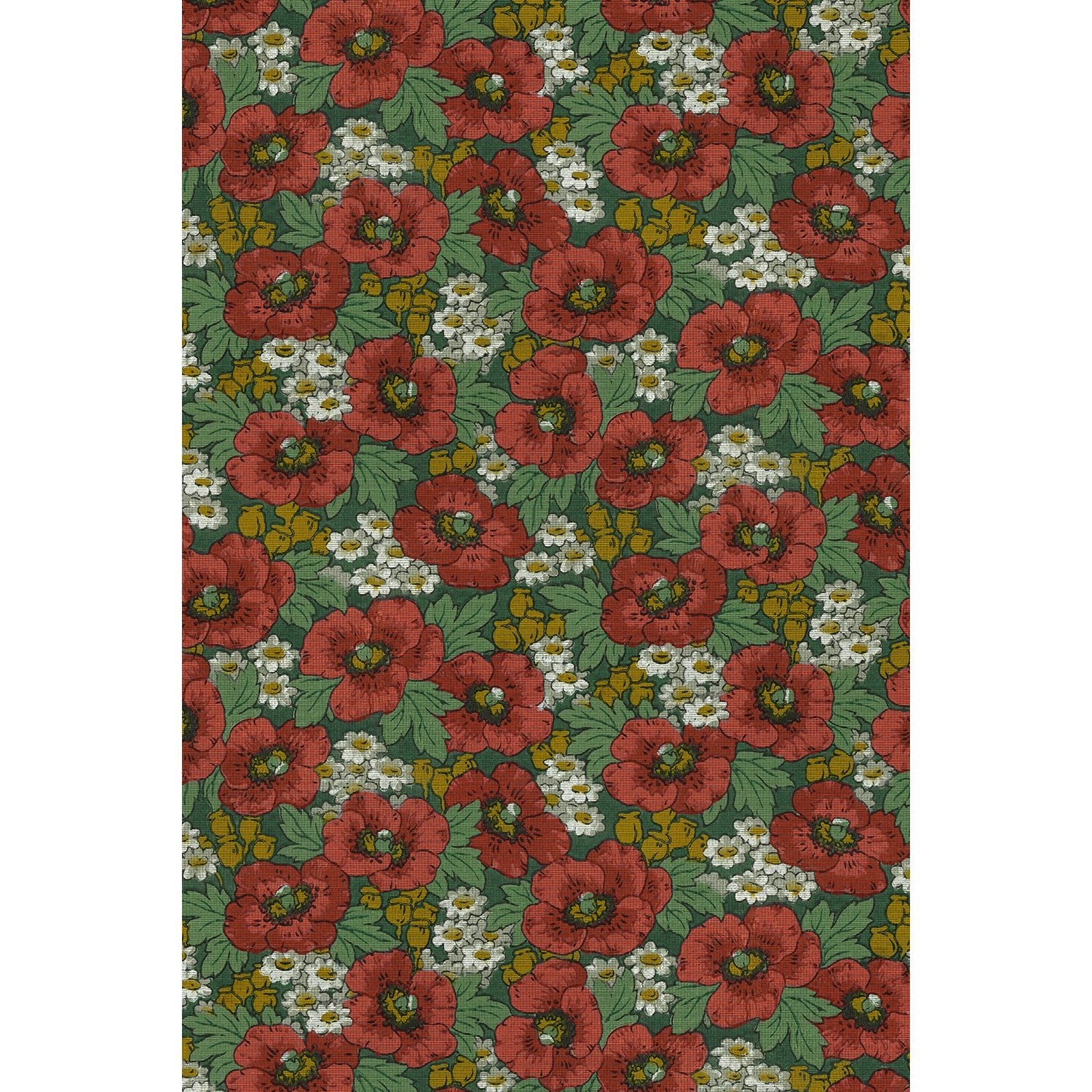 Tapet Nordanå - Poppy Red - Tapetorama