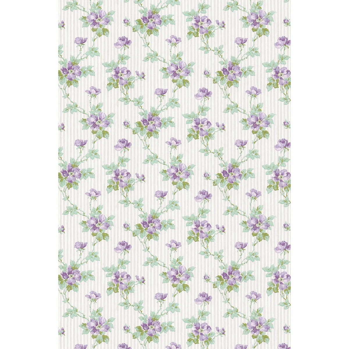 Tapet Östraby Stripe - Lilac - Tapetorama