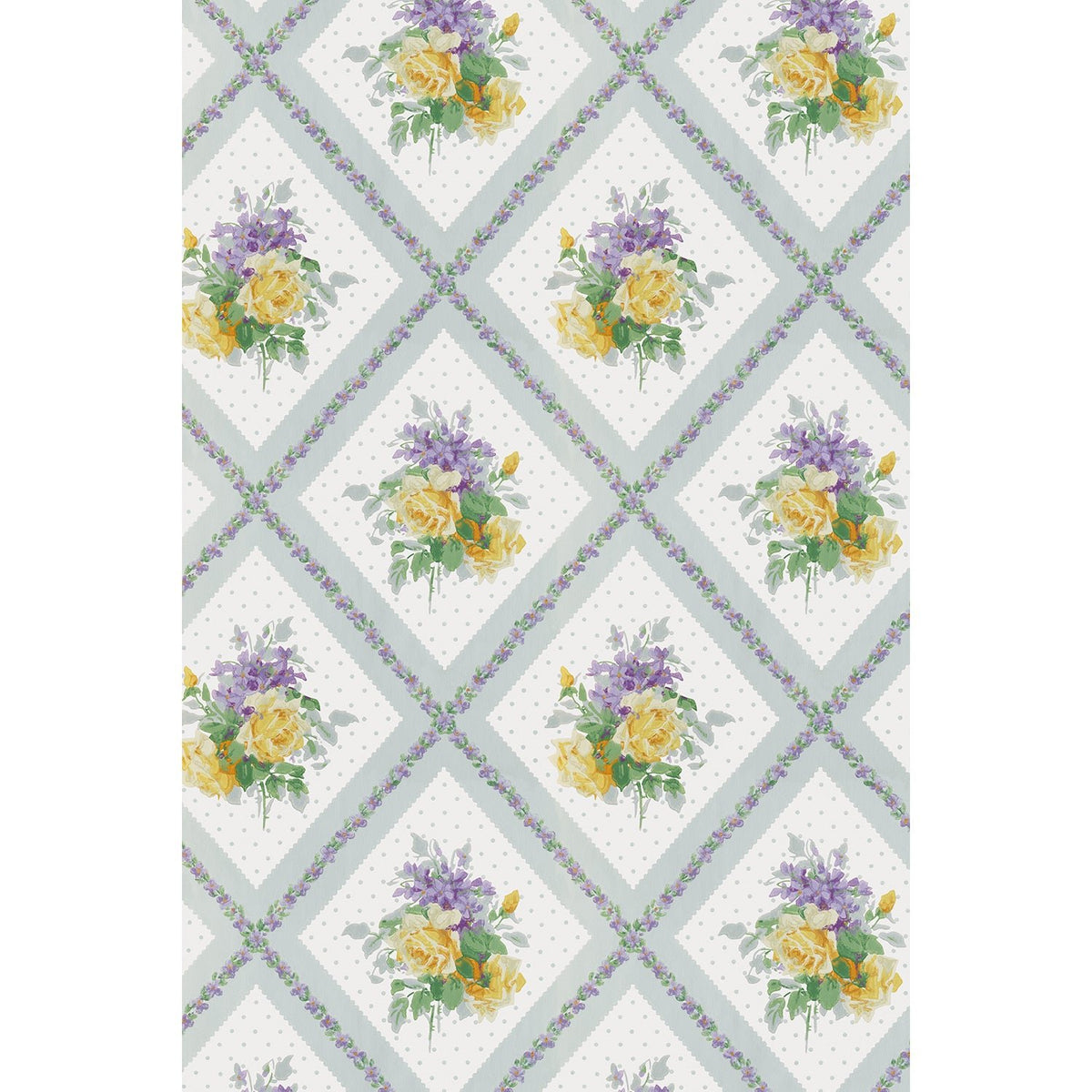 Tapet Tennessee - Original Lavendel/Yellow - Tapetorama
