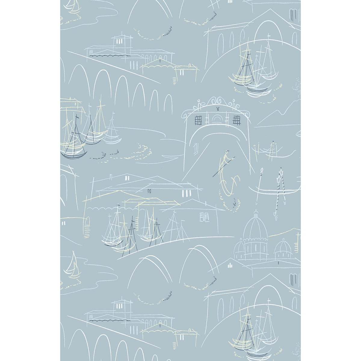 Tapet Venezia - Original Blue - Tapetorama
