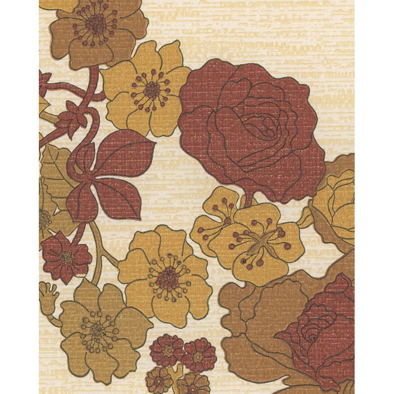 Vintagetapet Månblomma - Tapetorama