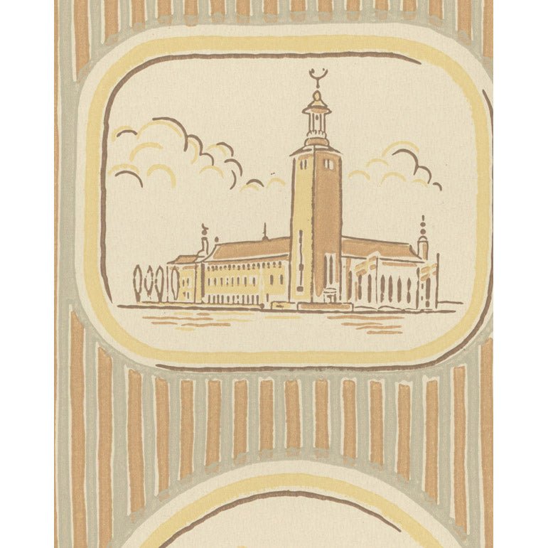Vintagetapet Stockholm då och då - Tapetorama